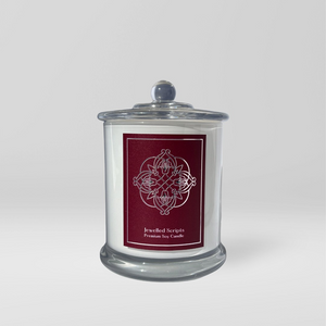 Jewelled Scripts - Triple Scented Soy Candle