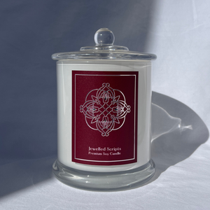 Jewelled Scripts - Triple Scented Soy Candle