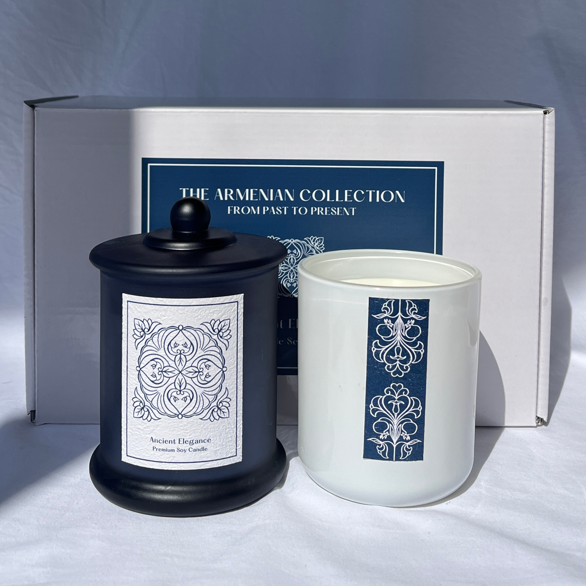 Ancient Elegance - Triple Scented Soy Candle Gift Box Set