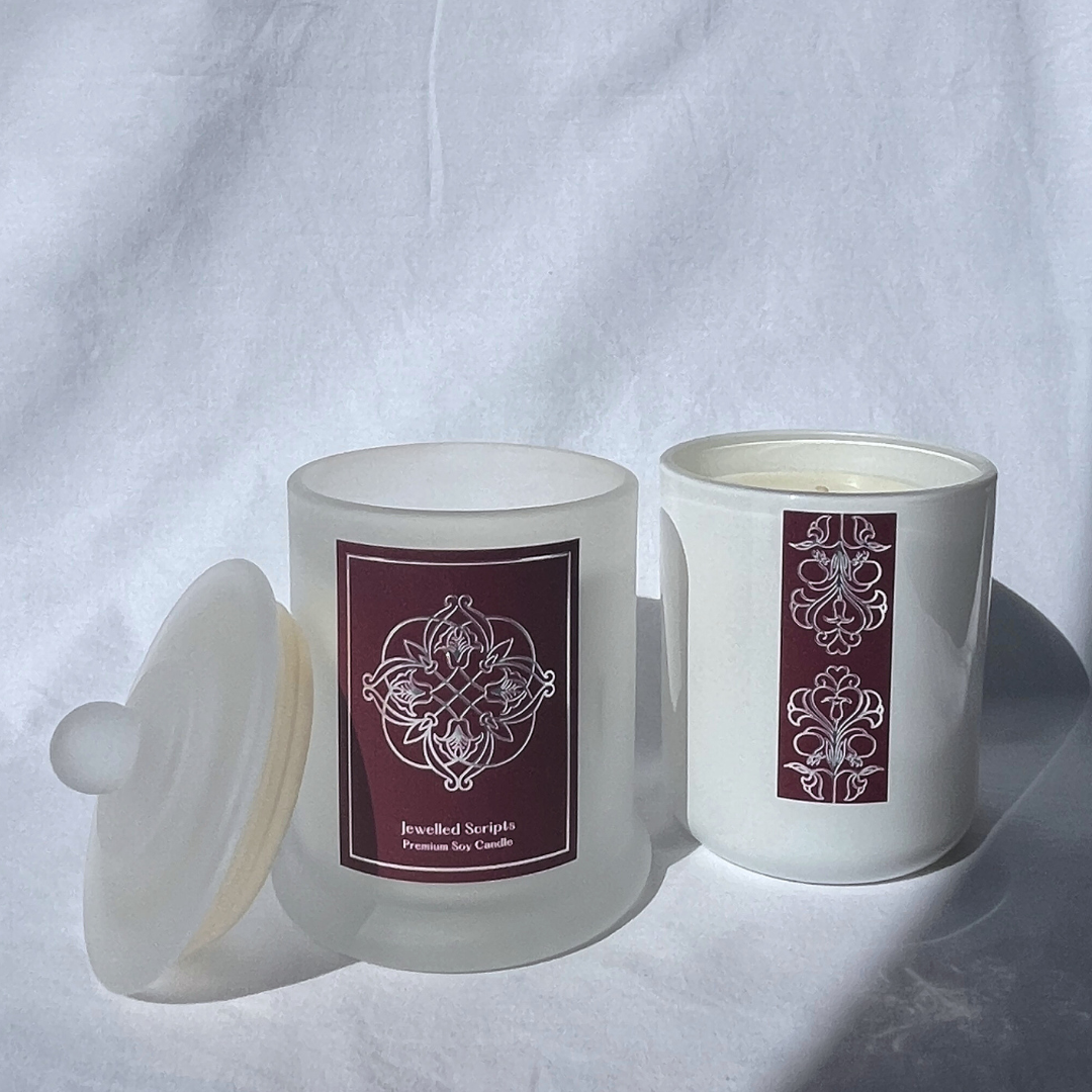 Jewelled Scripts - Triple Scented Soy Candle Gift Box Set